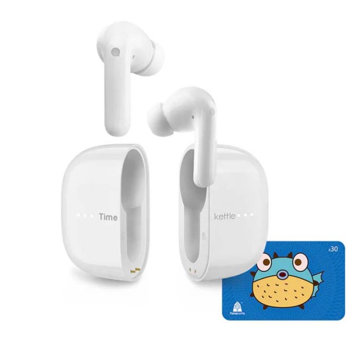 Наушники переводчик Timekettle M3 синхронный перевод, музыка, звонки, до 40 языков, офлайн White