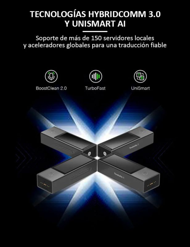 Голосовой переводчик Timekettle X1 + автономные наушники без приложений, до 40 языков, онлайн,офлайн